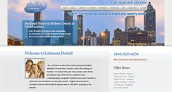 Desktop Screenshot of lohmanndental.com